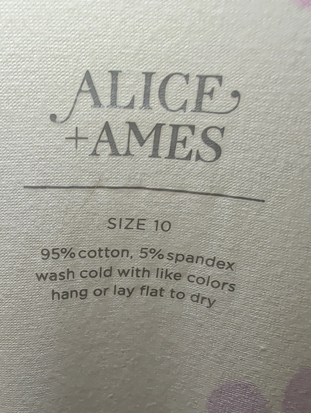 Alice + Ames Ballet Dress in Groovy Garden Ivory Purple Retro Mod Girls Size 10